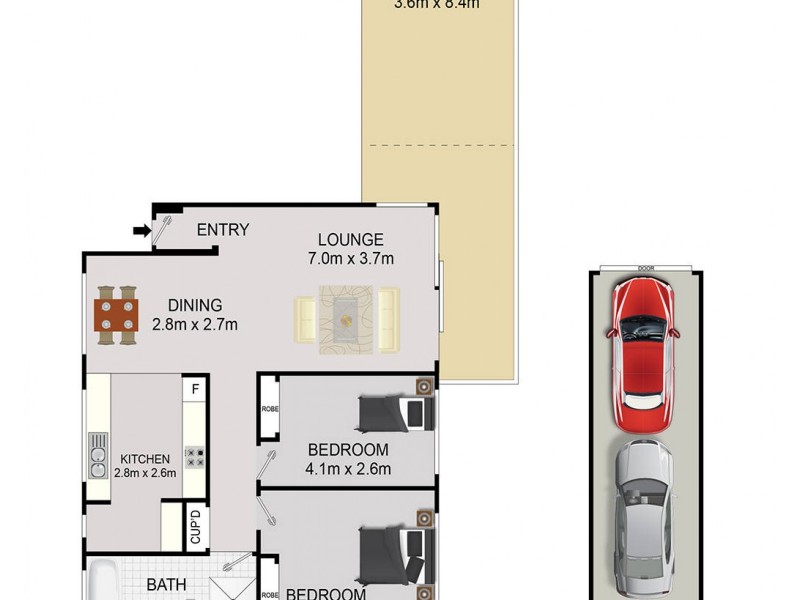 9/13 Bortfield Drive, Chiswick NSW 2046 Floorplan