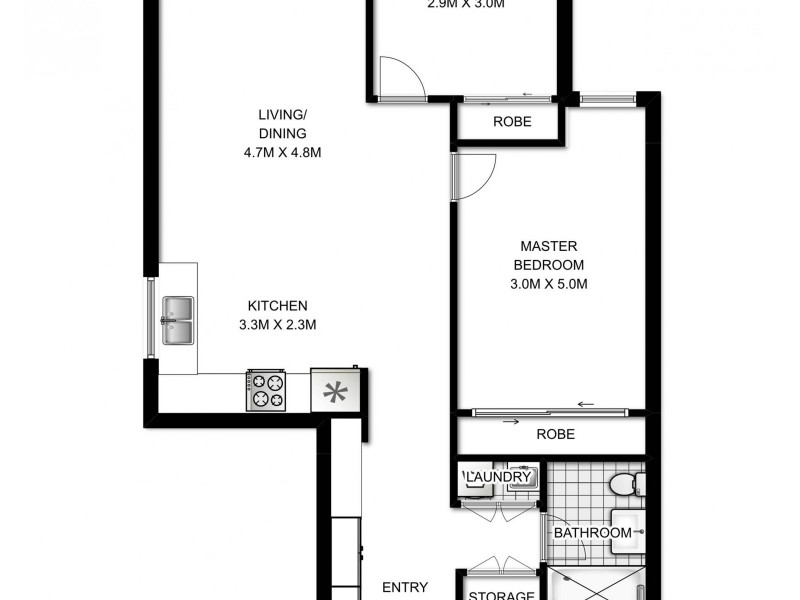 306/25-29 Smallwood Avenue, Homebush NSW 2140 Floorplan