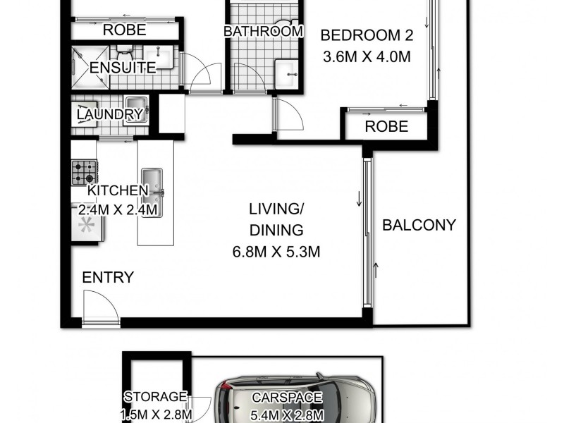 106/2-8 Wayman Place, Merrylands NSW 2160 Floorplan