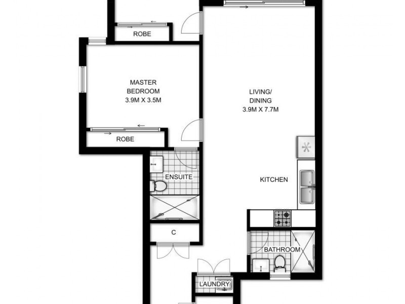 G01/25-29 Smallwood Avenue, Homebush NSW 2140 Floorplan