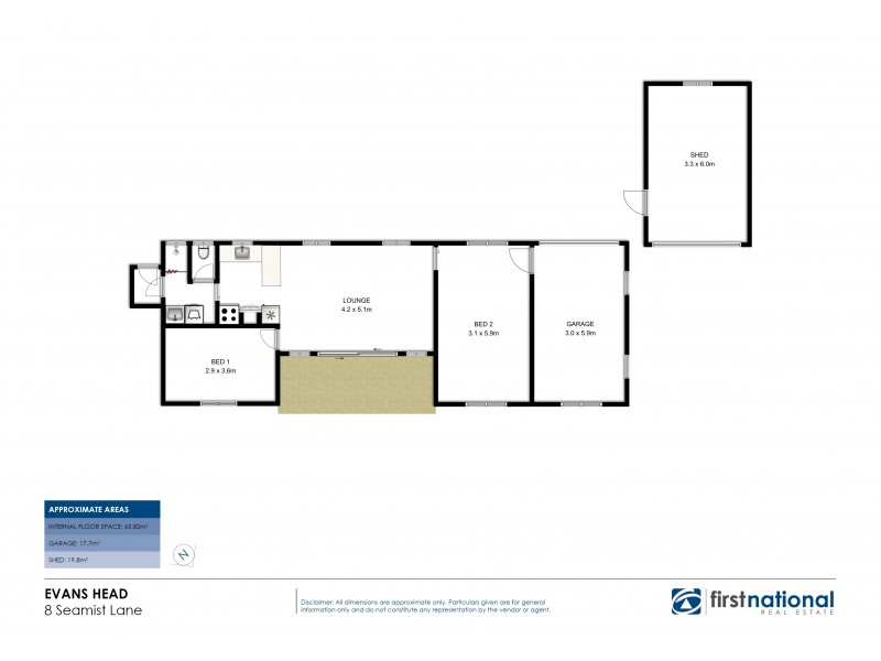 8 Seamist Lane, Evans Head NSW 2473 Floorplan