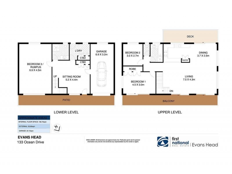 133 Ocean Drive, Evans Head NSW 2473 Floorplan
