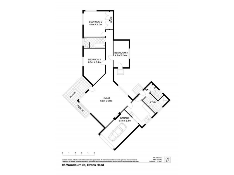 95 Woodburn Street, Evans Head NSW 2473 Floorplan