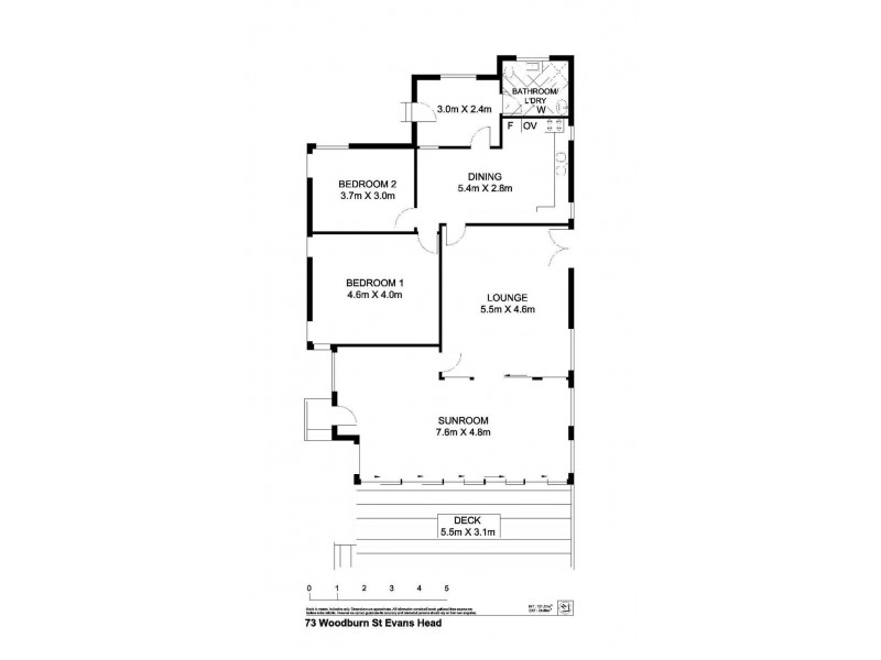 73 Woodburn Street, Evans Head NSW 2473 Floorplan