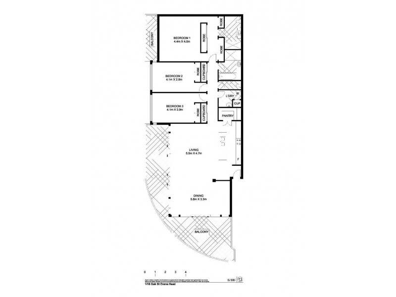 1/18-22 Oak Street, Evans Head NSW 2473 Floorplan