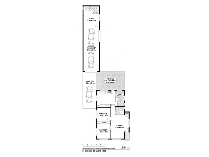 21 Cypress Street, Evans Head NSW 2473 Floorplan
