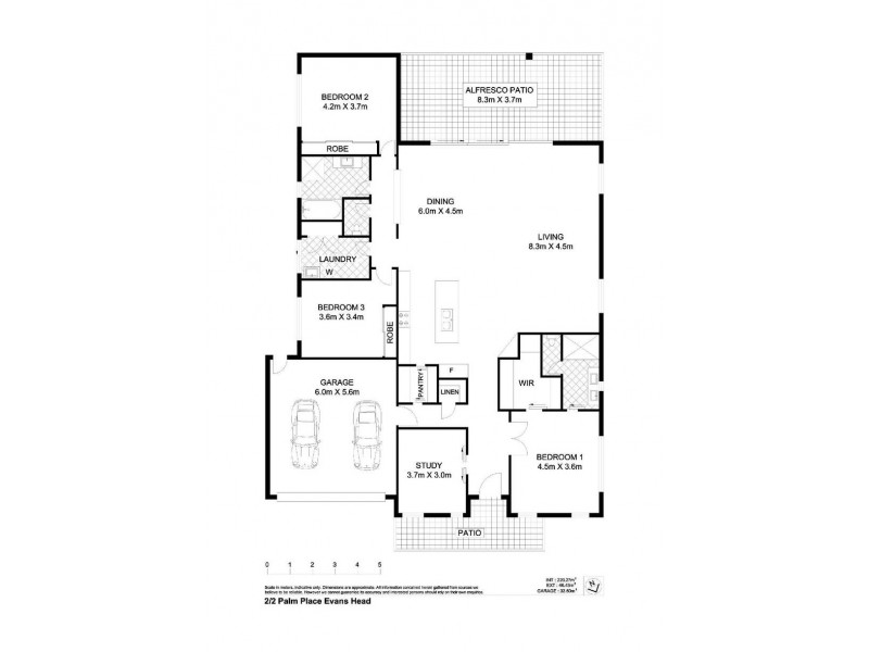2/2 Palm Place, Evans Head NSW 2473 Floorplan