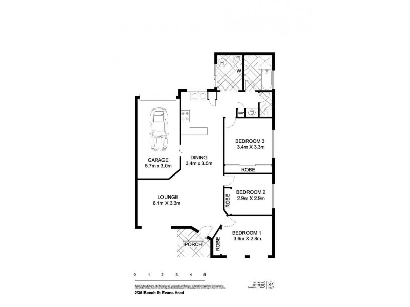 2/33-35 Beech Street, Evans Head NSW 2473 Floorplan