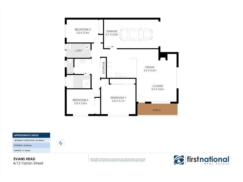4/13 Yarran Street, Evans Head NSW 2473 Floorplan