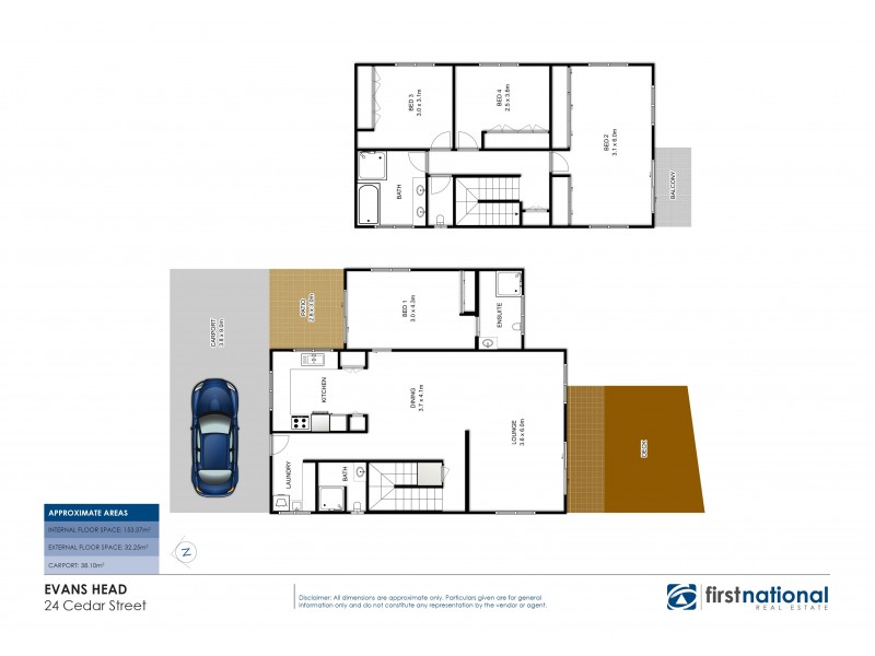 24 Cedar Street, Evans Head NSW 2473 Floorplan