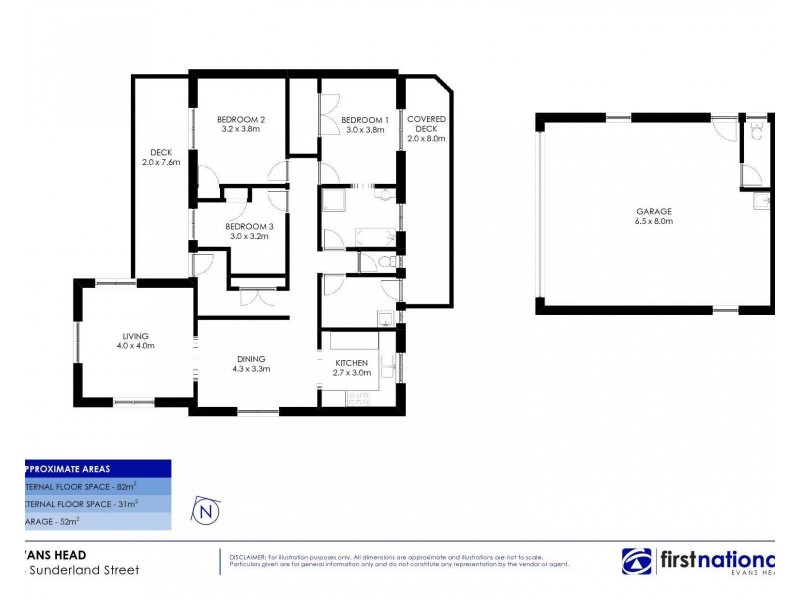 43 Sunderland Street, Evans Head NSW 2473 Floorplan