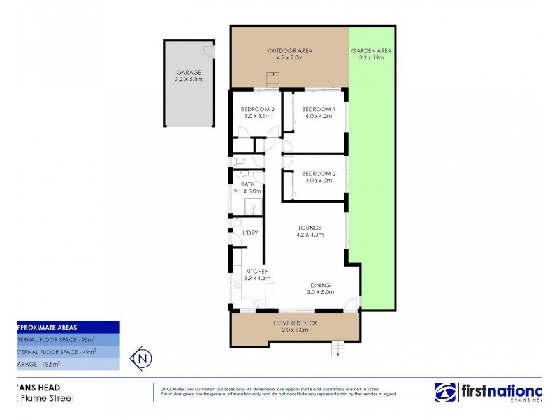 12 Flame Street, Evans Head NSW 2473 Floorplan