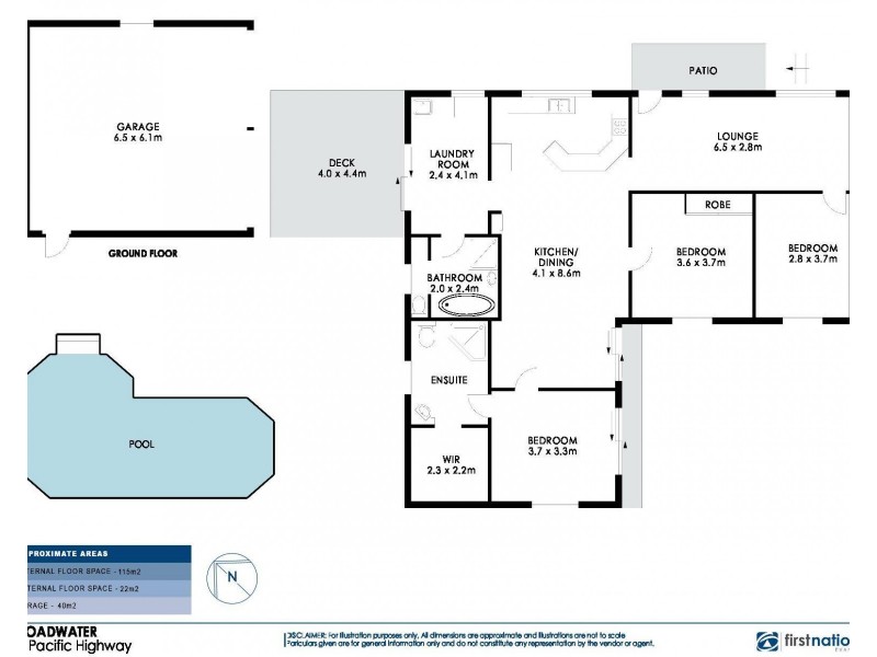 13 Pacific Highway, Broadwater NSW 2472 Floorplan
