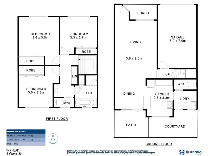 3/47 Cassia Street, Evans Head NSW 2473 Floorplan