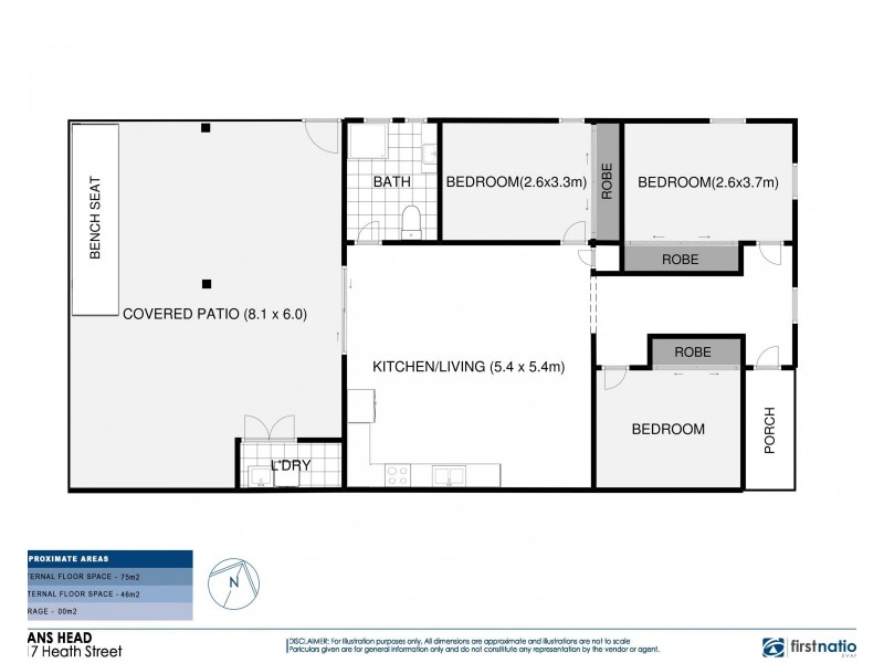 1/17 Heath Street, Evans Head NSW 2473 Floorplan