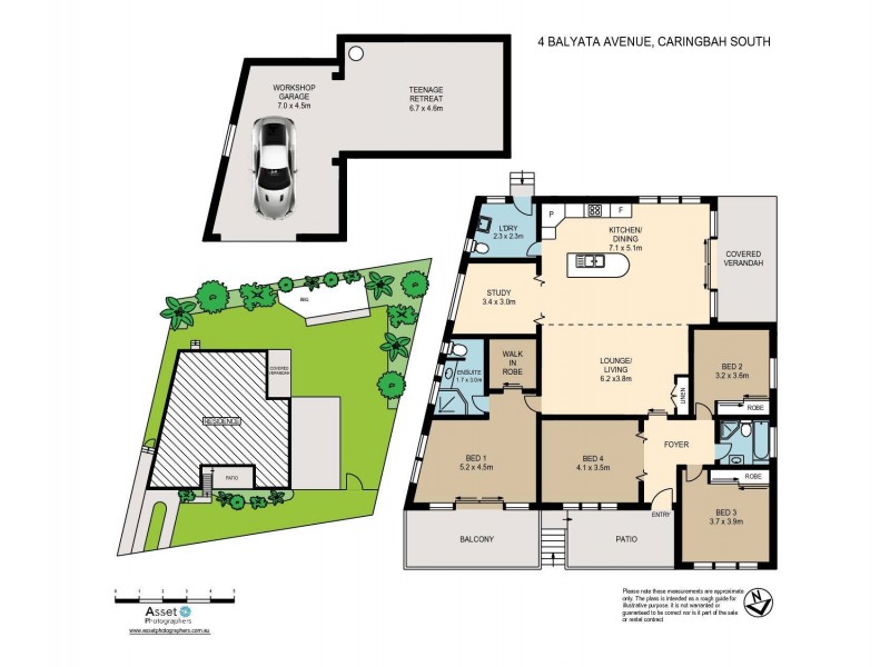 4 Balyata Avenue, Caringbah South NSW 2229 Floorplan