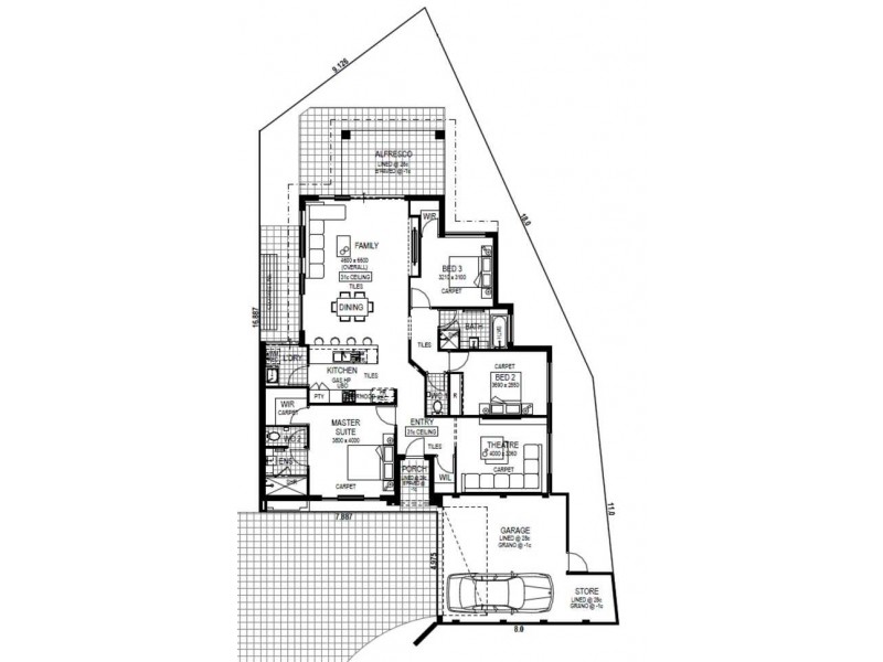 Unit 2/24 Cabernet Loop, Sunset Landing Estate Street, Pearsall WA 6065 Floorplan