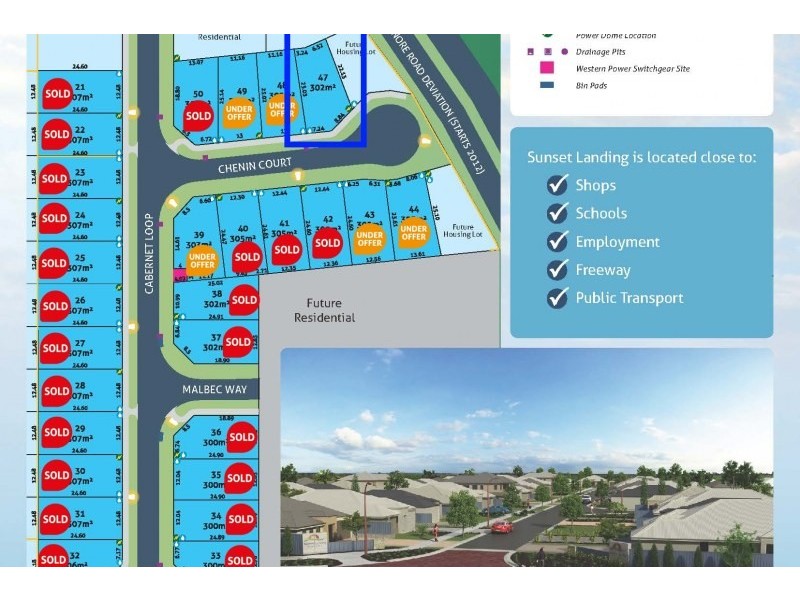 Lot 47,  Chenin Court, Pearsall WA 6065
