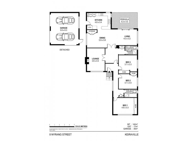 8 Nyrang Street, Keiraville NSW 2500 Floorplan
