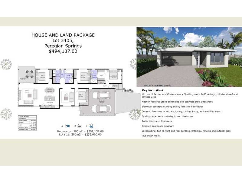 Level lot 3405/. Ridgeview Drive, Peregian Springs QLD 4573 Floorplan