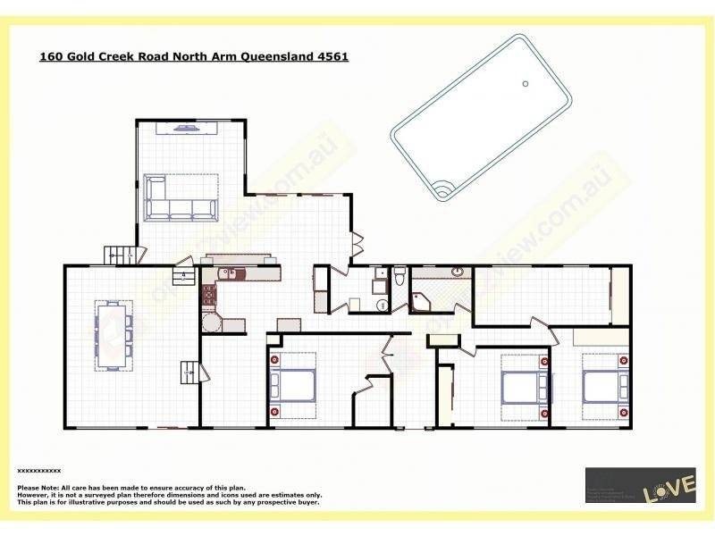 160 Gold Creek Road, North Arm QLD 4561 Floorplan