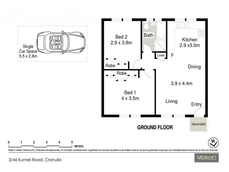 3/46 Kurnell Road, Cronulla NSW 2230 Floorplan