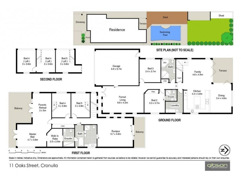 11 Oaks Street, Cronulla NSW 2230 Floorplan