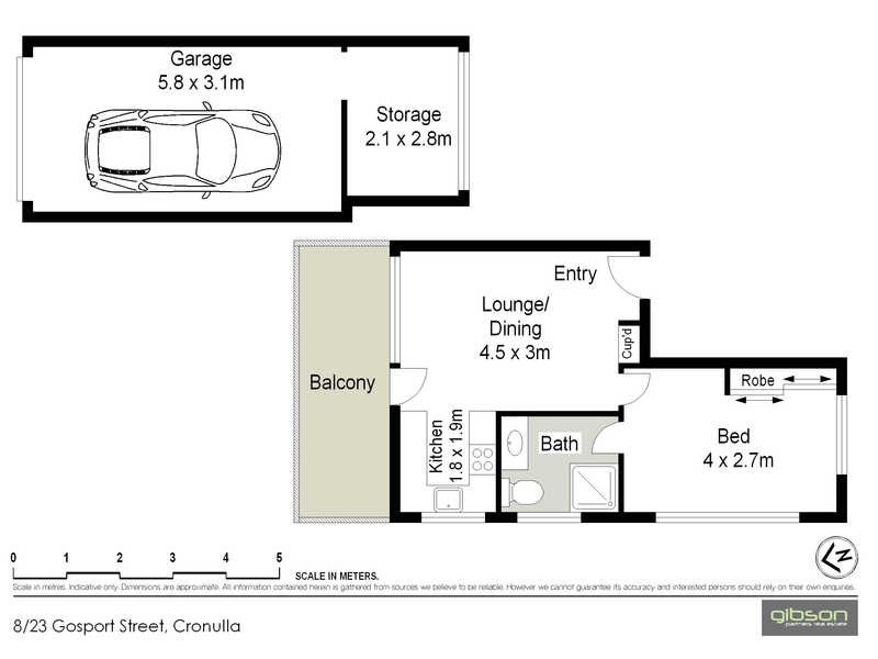 8/23 Gosport Street, Cronulla NSW 2230 Floorplan