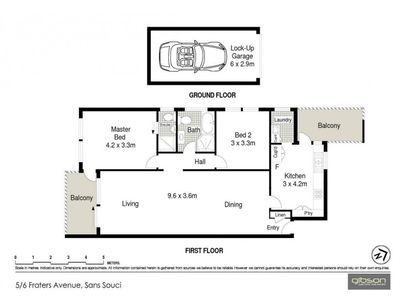 5/6 Fraters Avenue, Sans Souci NSW 2219 Floorplan
