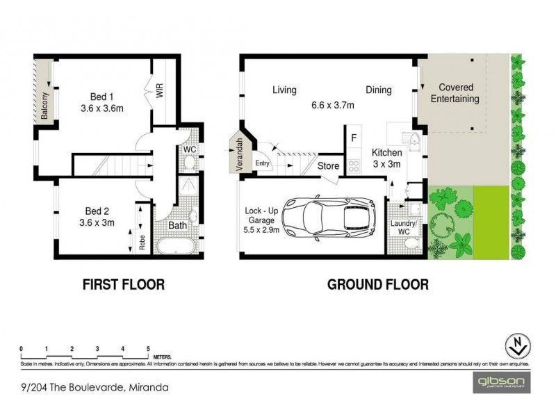 9/204 The Boulevarde, Miranda NSW 2228 Floorplan