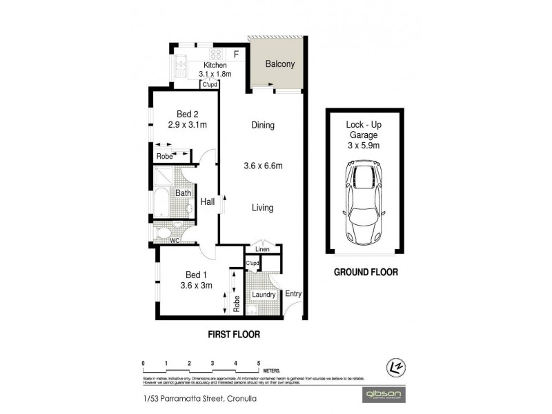 1/53 Parramatta Street, Cronulla NSW 2230 Floorplan