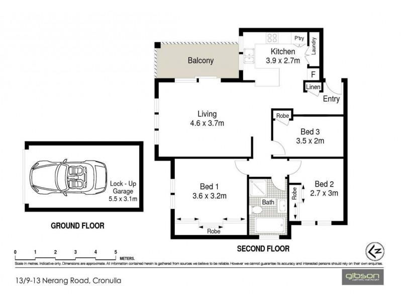 13/ 9-13 Nerang Road, Cronulla NSW 2230 Floorplan