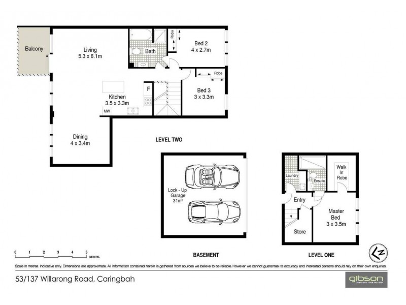 53/137 Willarong Road, Caringbah NSW 2229 Floorplan