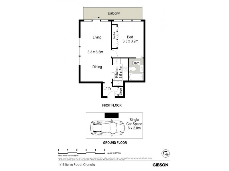 1/18 Burke Road, Cronulla NSW 2230 Floorplan