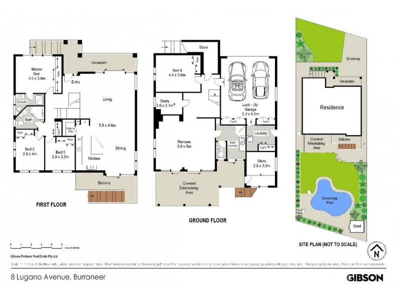 8 Lugano Avenue, Burraneer NSW 2230 Floorplan