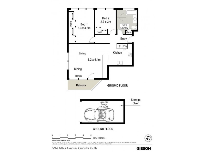 5/14 Arthur Avenue, Cronulla NSW 2230 Floorplan