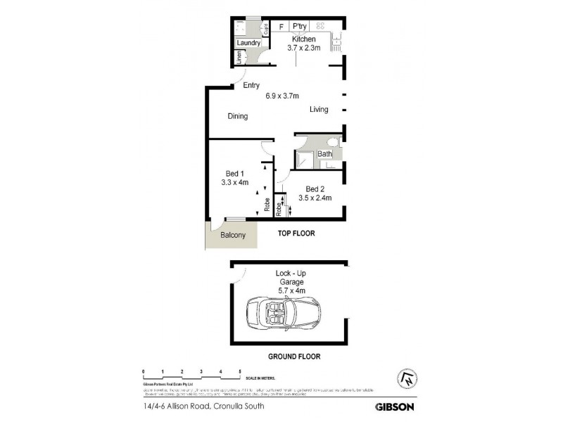 14/4-6 Allison Road, Cronulla NSW 2230 Floorplan