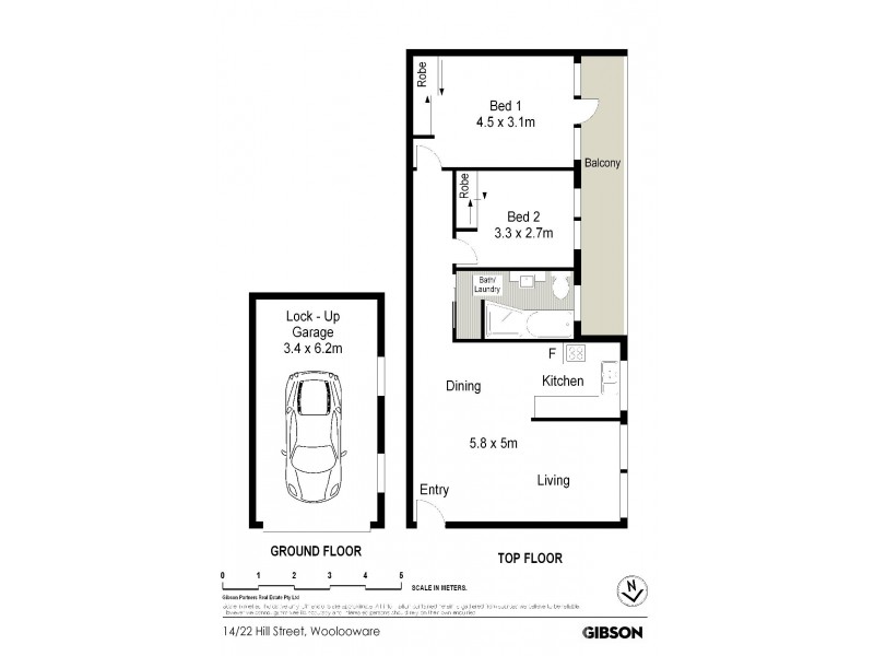 14/22 Hill Street, Woolooware NSW 2230 Floorplan