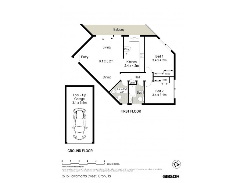 2/15 Parramatta Street, Cronulla NSW 2230 Floorplan
