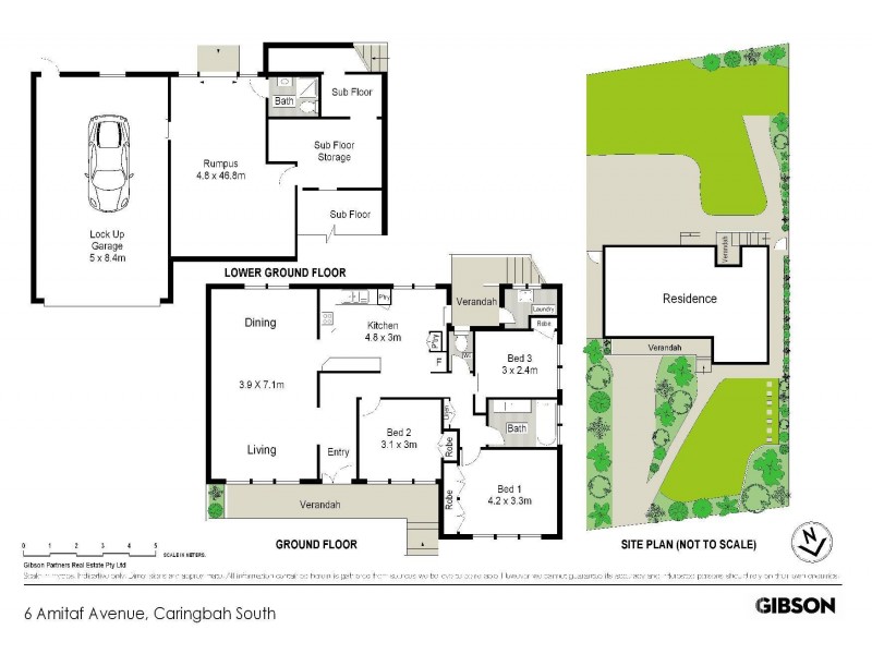 6 Amitaf Avenue, Caringbah South NSW 2229 Floorplan