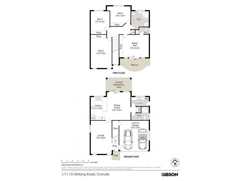 1/11-13 Girrilang Road, Cronulla NSW 2230 Floorplan