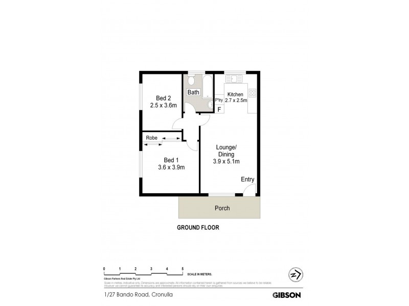 1/27 Bando Road, Cronulla NSW 2230 Floorplan