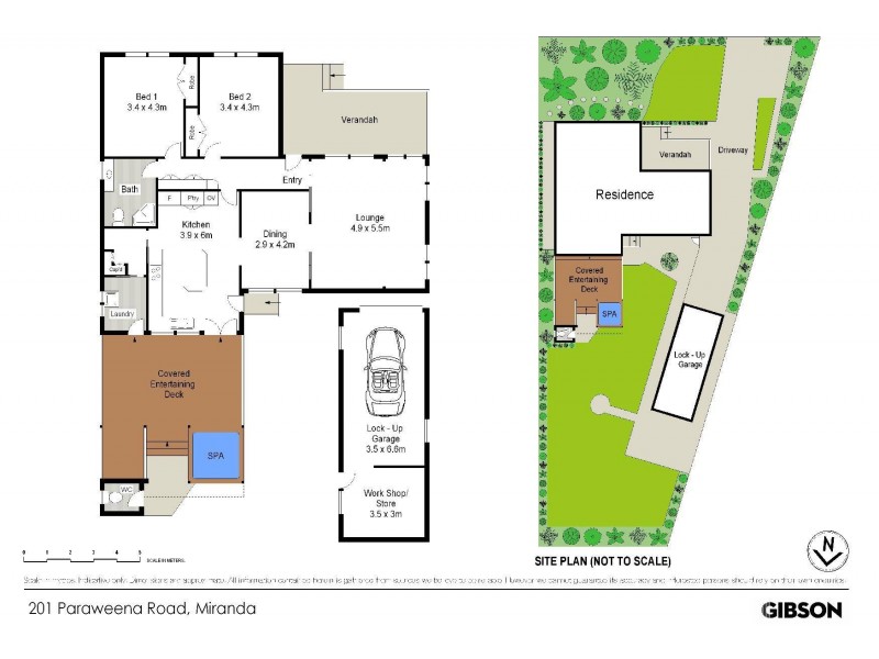 201 Paraweena Road, Miranda NSW 2228 Floorplan
