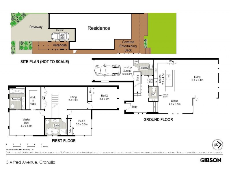 5 Alfred Avenue, Cronulla NSW 2230 Floorplan