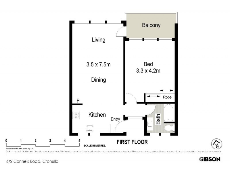 6/2 Connels Road, Cronulla NSW 2230 Floorplan