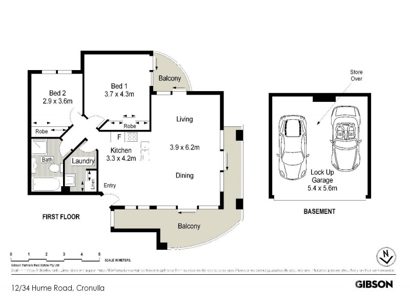 12/34 Hume Road, Cronulla NSW 2230 Floorplan