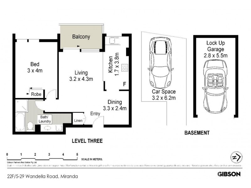 22F/5-29 Wandella Road, Miranda NSW 2228 Floorplan