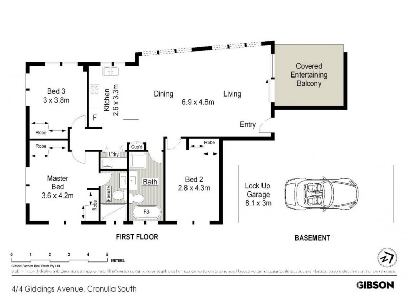 4/4 Giddings Avenue, Cronulla NSW 2230 Floorplan