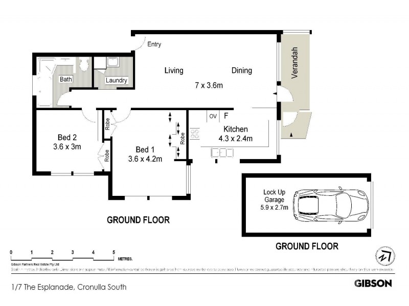 1/7 The Esplanade, Cronulla NSW 2230 Floorplan