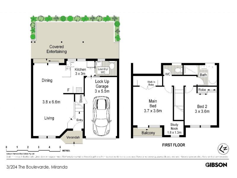 3/204 The Boulevarde, Miranda NSW 2228 Floorplan
